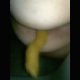 A plump lady friend of Ms. Poop Alot is recorded taking a shit while sitting on the edge of a bathtub and into her panties in 4 different scenes. Vertical format video. About 2.5 minutes.